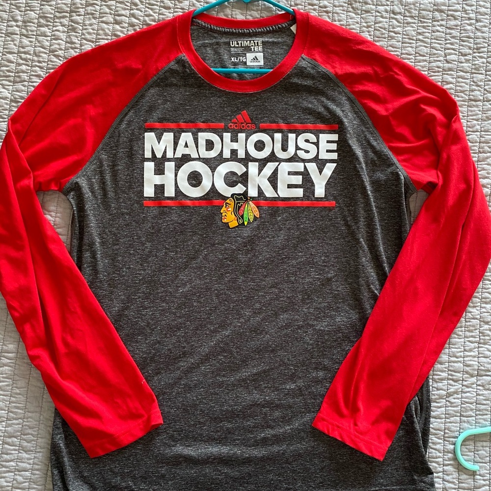 Adidas Chicago Blackhawks Men’s Long Sleeve Shirt
